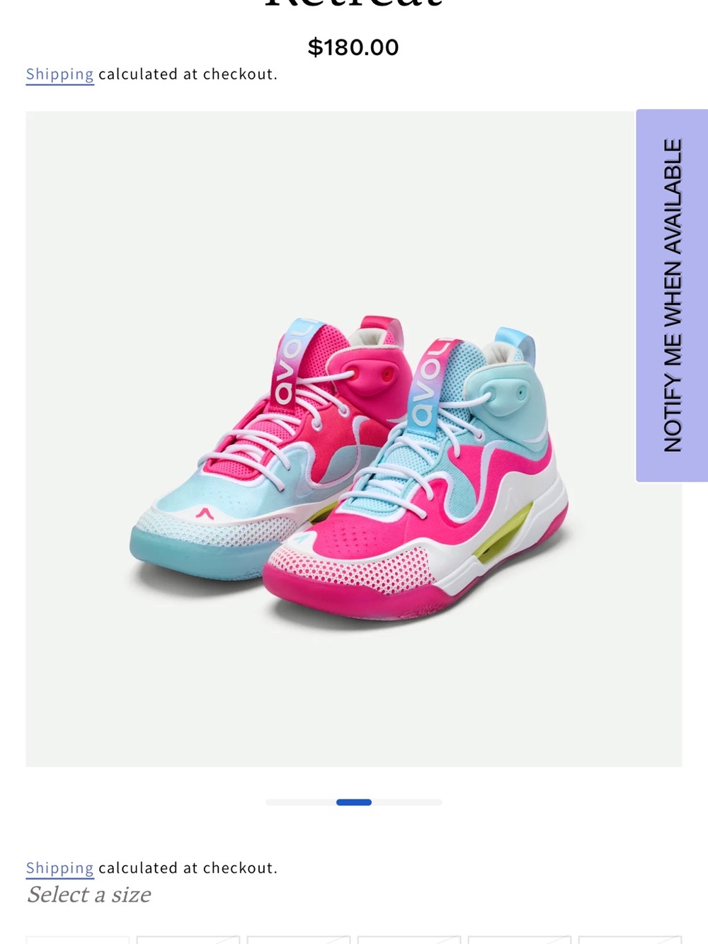 AVOLI MID Cotton Candy Retreat size 12, BRAND NEW IN BOX.